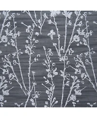 Chanasya Premium 2-Panel Floral Jacquard Textured Beige Curtains with Grommets for Windows Living Room Bedroom