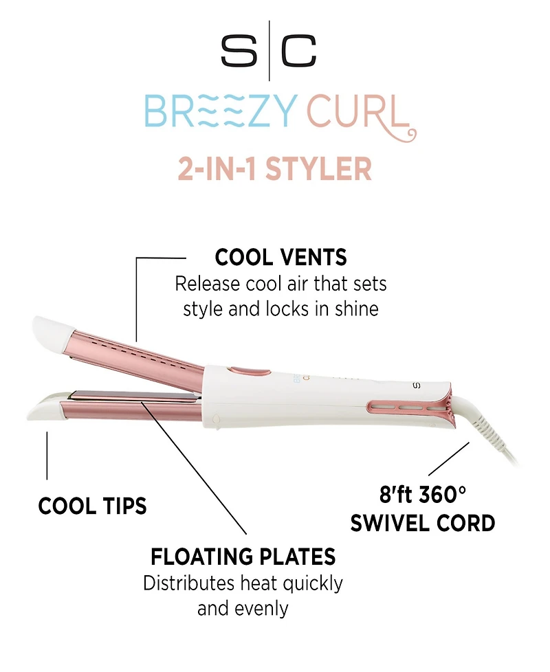 StyleCraft Professional Breezy Curl Hair Styler