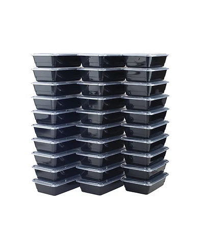 Good Cook Meal Prep Rectangle Single Compartment 30 Pack Container