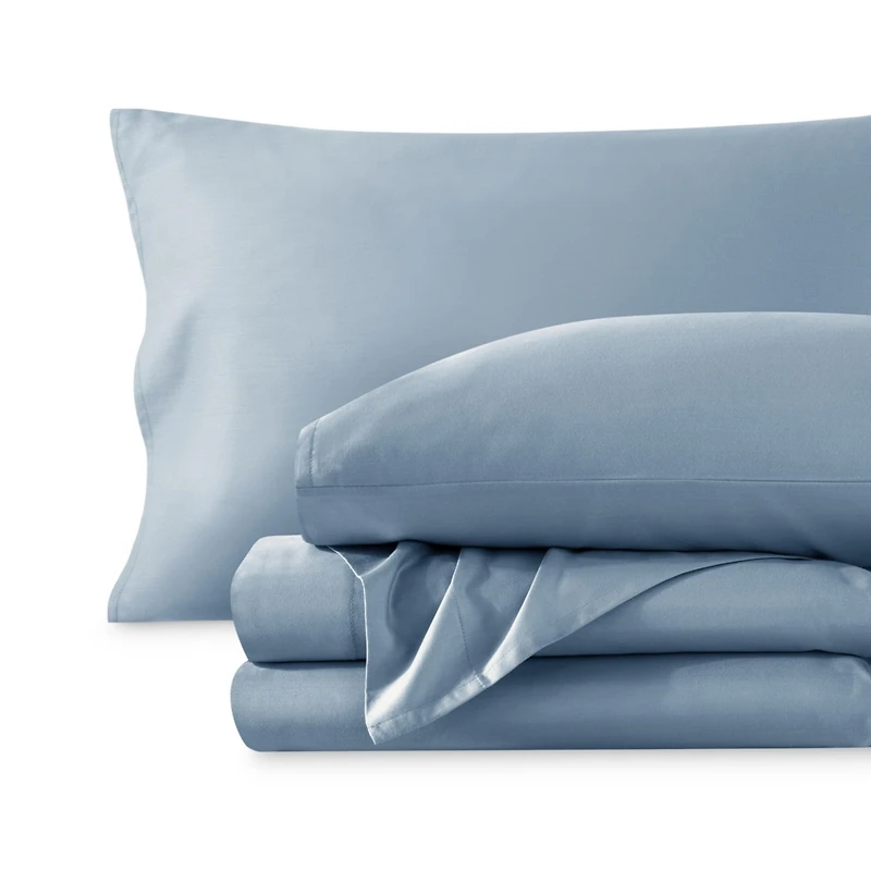 Bare Home Organic Cotton Sateen Sheet Set Queen