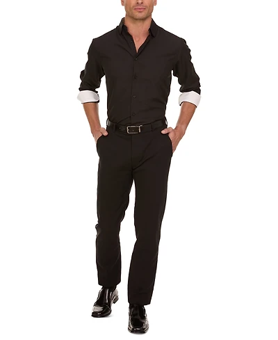 Nicole Miller Men's Slim-Fit Dress Shirt