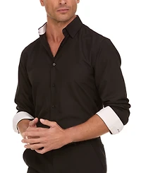Nicole Miller Men's Slim-Fit Dress Shirt