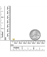 Bling Jewelry Minimalist Alphabet Initial Letter A-z Real Yellow 14K Gold Screw back Mini Solid Heart Shaped Stud Earrings