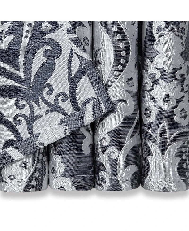 Chanasya Premium Damask Pattern Luxury Beige Curtains