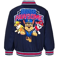 Paw Patrol Boys Varsity Zip Up Bomber Jacket