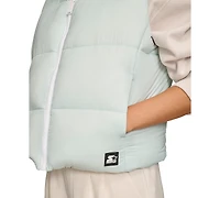 Starter Women's Reversible Zip-Front Puffer Vest
