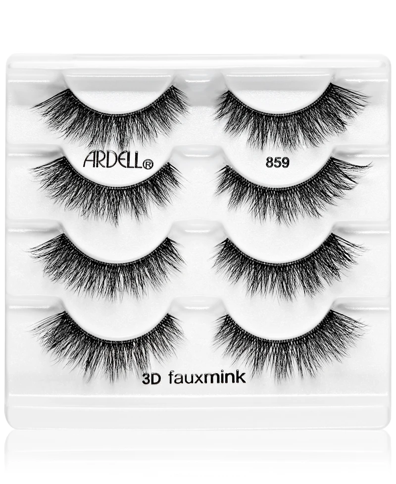 Ardell 3D Faux Mink Lashes #859, 4-Pk.