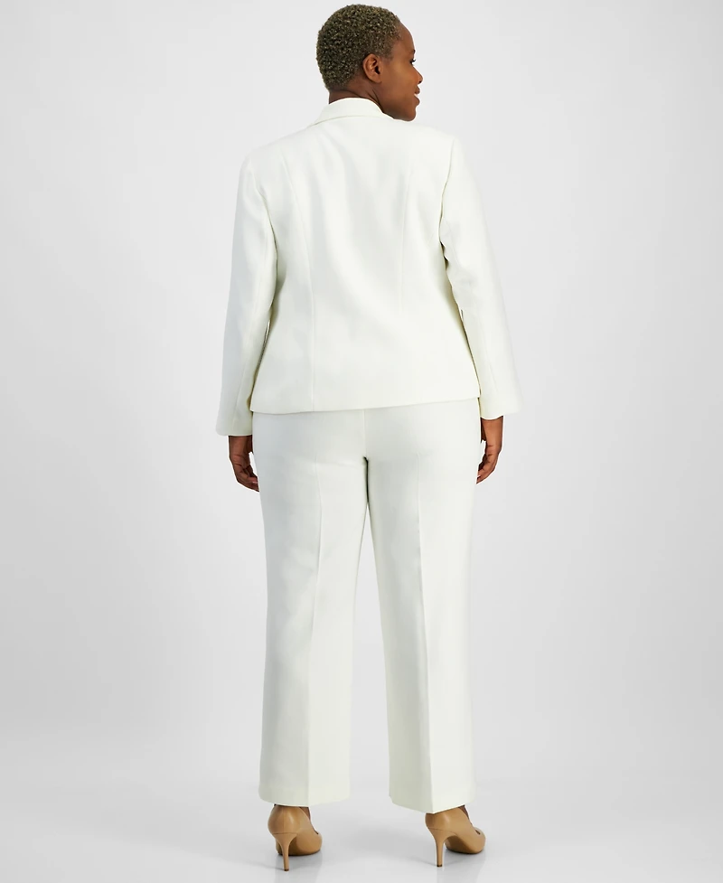 Le Suit Plus Shawl-Collar Pant