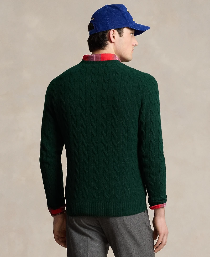 Polo Ralph Lauren Men's Wool-Cashmere Cable-Knit Sweater