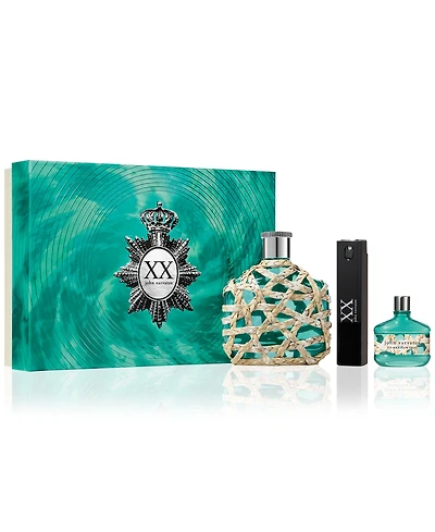 John Varvatos Men's 3-Pc. Xx Artisan Teal Eau de Toilette Gift Set