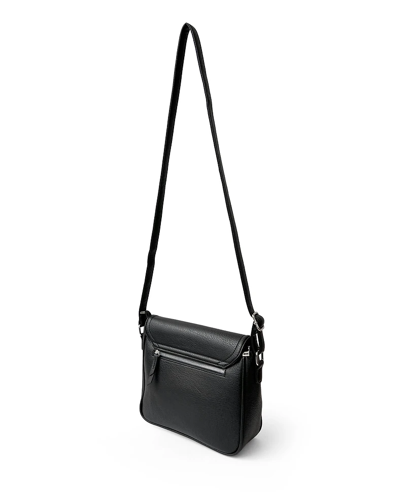 Ladies Crossbody Bag with Front Flap