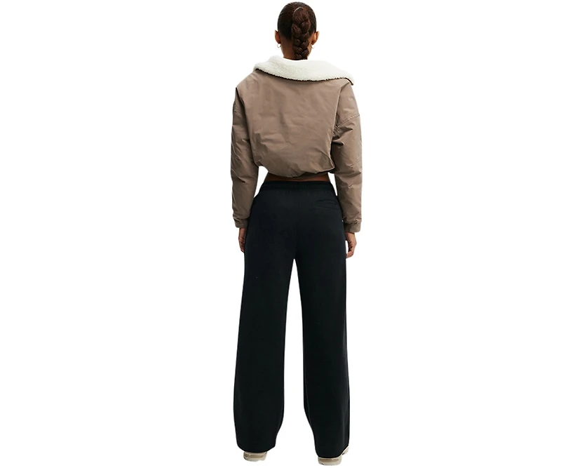 Cotton On Women's Active Plush Essential Straight Leg Sweatpant