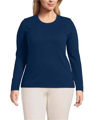 Lands' End Plus Cashmere Sweater