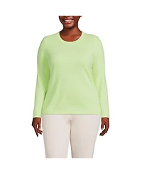Lands' End Plus Cashmere Sweater