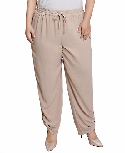 Ny Collection Plus Pull On Cargo Pants