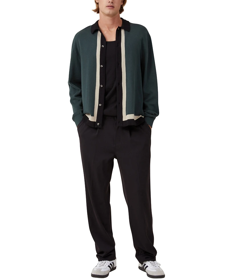 Cotton On Men's Relaxed Pleated Pant