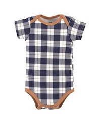 Hudson Baby Boys Cotton 3-Piece Bodysuit Bundle