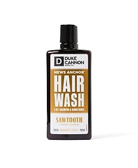 Duke Cannon 14oz News Anchor 2-in-1 Hair Wash - Sawtooth