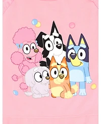 Bluey Little Girls French Terry Dress