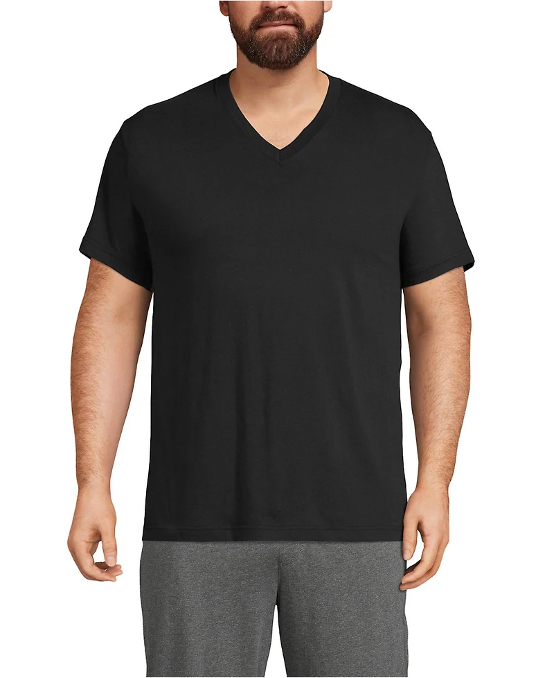 Lands' End Big & Tall V-Neck Undershirt 3 Pack