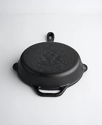 Victoria Cast Iron 10" Skillet with Helper Handle