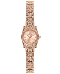 Michael Kors Women's Lexington Three-Hand Rose Gold-Tone Stainless Steel Watch 19mm