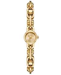 Michael Kors Women's Mk Astor Link Two-Hand Gold-Tone Stainless Steel Watch 14mm