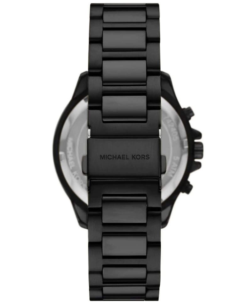Michael Kors Men's Sage Chronograph Black Ip Stainless Steel Watch 42mm