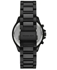 Michael Kors Men's Sage Chronograph Black Ip Stainless Steel Watch 42mm