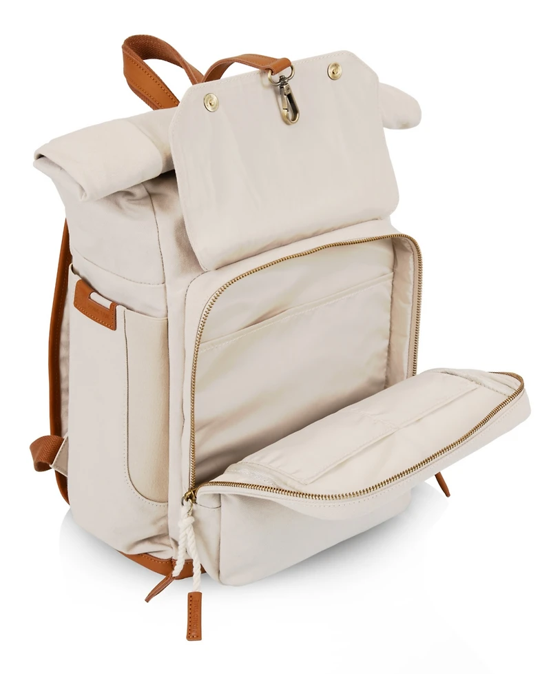 Picnic Time 20 Liter Carmel Roll Top Picnic Backpack Cooler