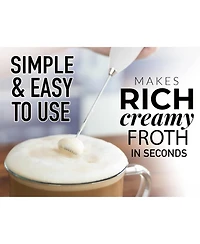 Milk Frother Complete Set Coffee Gift, Handheld Foam Maker for Lattes