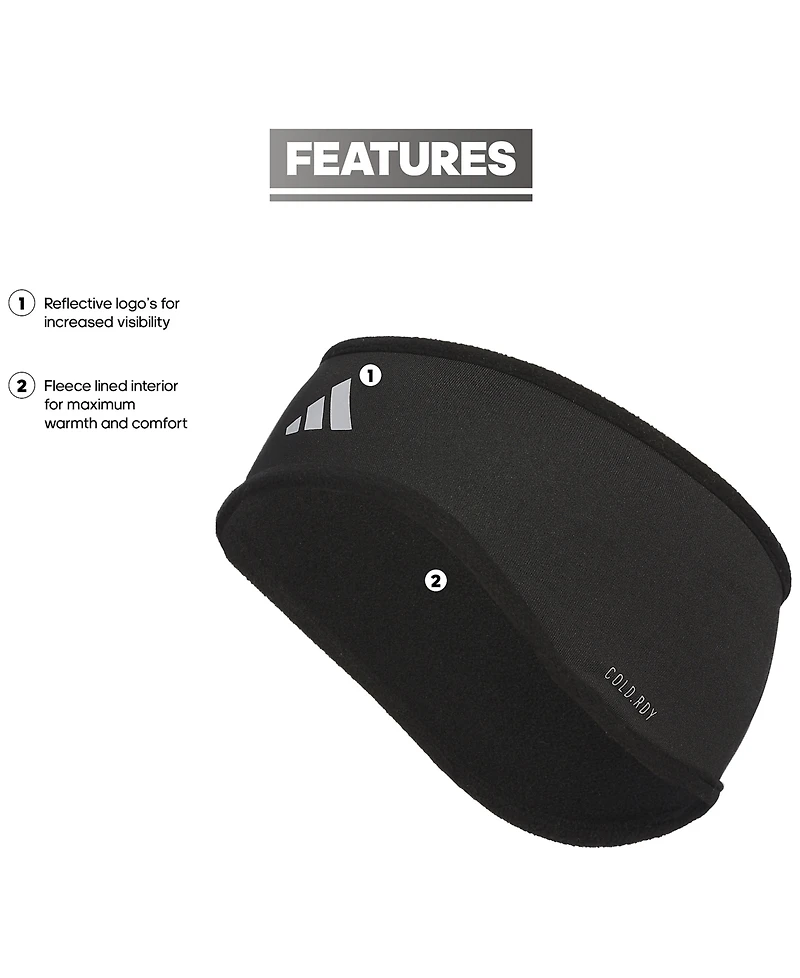 adidas Unisex Alphaskin 2 Reflective Logo Headband