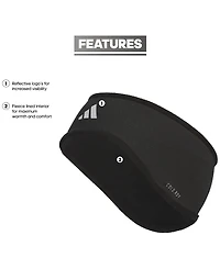 adidas Unisex Alphaskin 2 Reflective Logo Headband