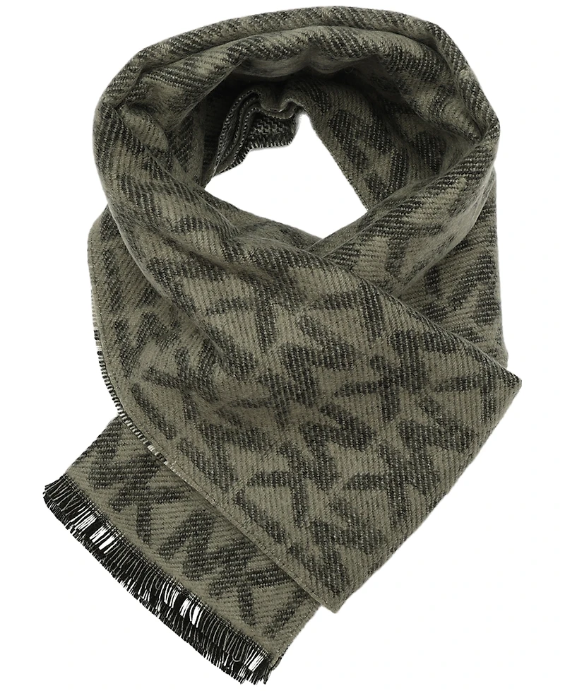 Michael Kors Men's Reversible Mk Logo Scarf