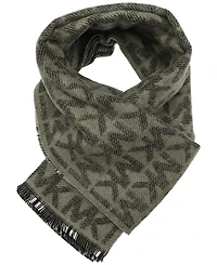Michael Kors Men's Reversible Mk Logo Scarf