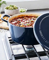 GreenPan X Bobby Flay Enameled Cast Iron 5.5-Quart Dutch Oven