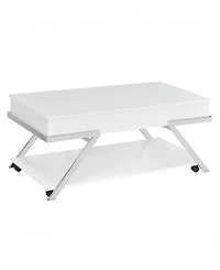 Zena 48" Metal Cocktail Table