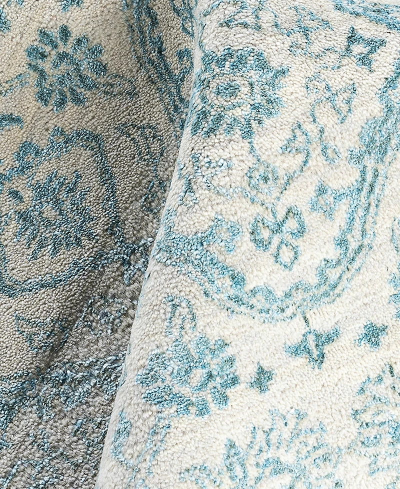 Adorn Hand Woven Rugs Indian Ooak M7107 8'10''x10'1'' Area Rug