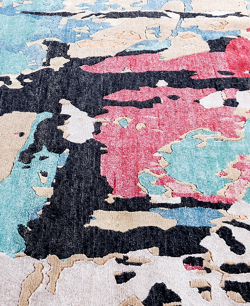 Adorn Hand Woven Rugs Indian Ooak M7123 8'x9'10'' Area Rug
