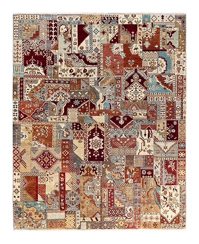Adorn Hand Woven Rugs Indian Ooak M5944 8'2''x10'2'' Area Rug