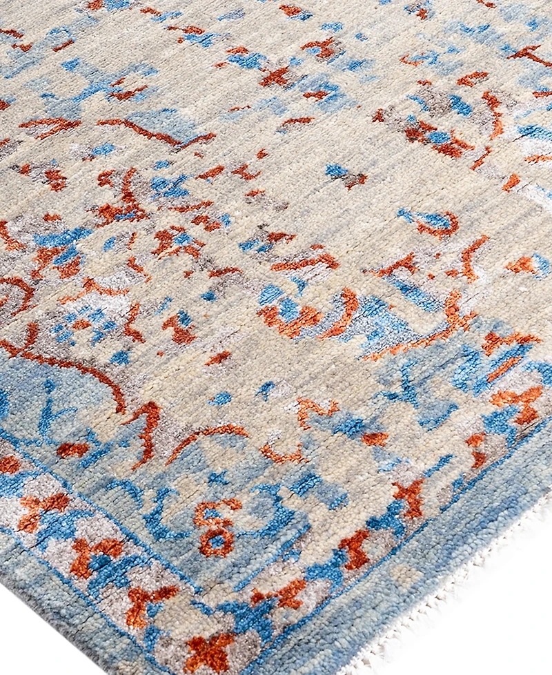 Adorn Hand Woven Rugs Indian Ooak M7227 8'1''x9'9'' Area Rug