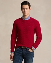 Polo Ralph Lauren Men's Wool-Cashmere Cable-Knit Sweater