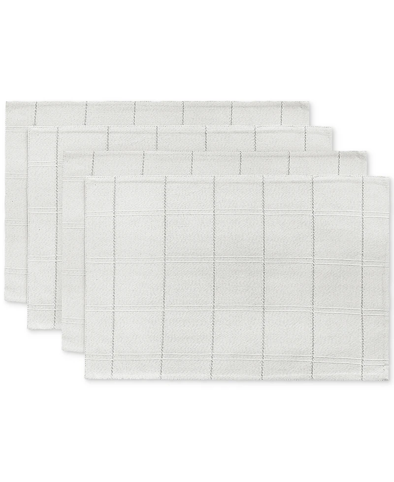 Izod Chadwick Lurex Placemats, Set of 4