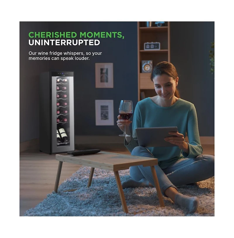 NutriChef Wine Chilling Refrigerator Cellar