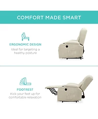 Best Choice Products Electric Power Lift Recliner Massage Chair Furniture w/ Usb Port, Heat, Cupholders