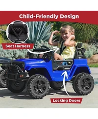 Best Choice Products 12V Kids Ride On Truck Car w/ Parent Remote Control, Spring Suspension, Led Lights