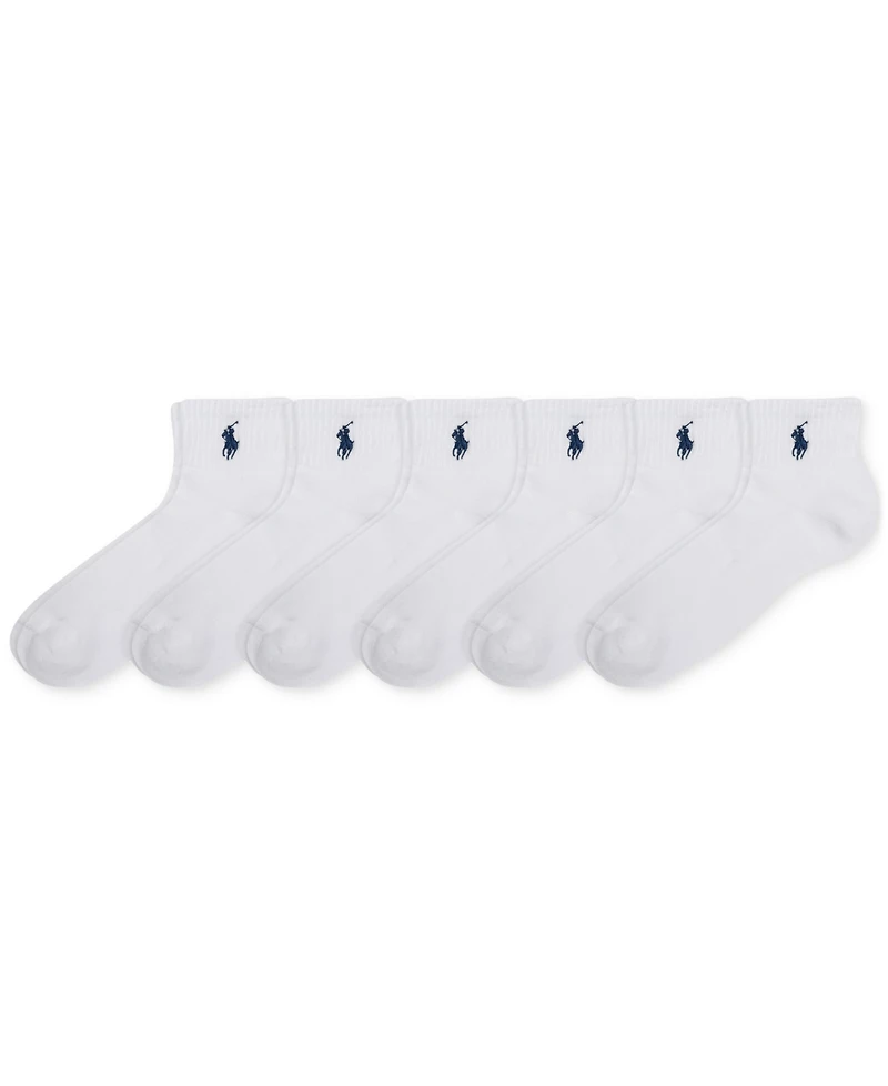 Polo Ralph Lauren Women's 6-Pk. Cushion Quarter Socks