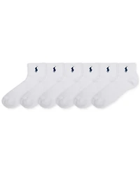 Polo Ralph Lauren Women's 6-Pk. Cushion Quarter Socks