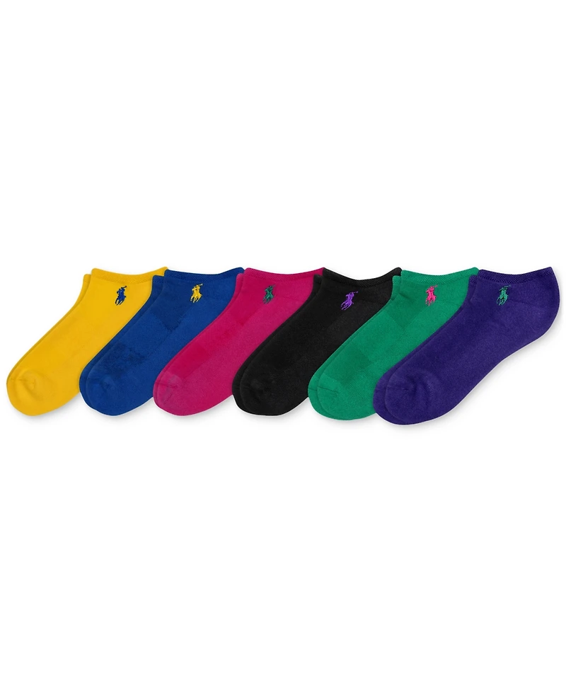 Polo Ralph Lauren Women's 6-Pk. Cushion Low-Cut Socks