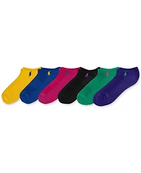 Polo Ralph Lauren Women's 6-Pk. Cushion Low-Cut Socks